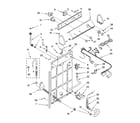 Whirlpool LBR5432LQ1 control and rear panel parts diagram