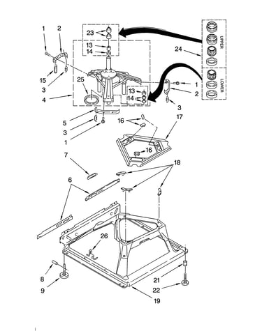 Machine base parts