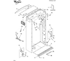Whirlpool PVWC600LY1 cabinet parts diagram