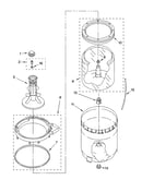 Agitator, basket and tub parts