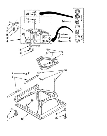 Machine base parts