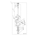 Roper RAS6233KQ1 brake and drive tube parts diagram