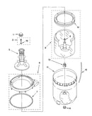 Agitator, basket and tub parts