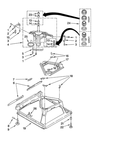 Machine base parts