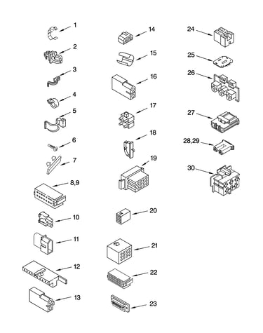 Wiring harness parts