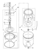 Agitator, basket and tub parts
