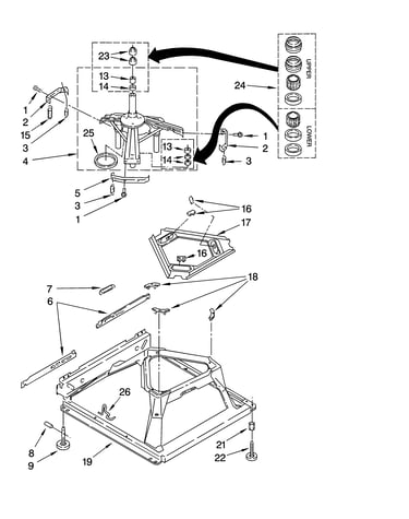 Machine base parts