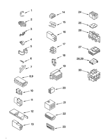 Wiring harness parts