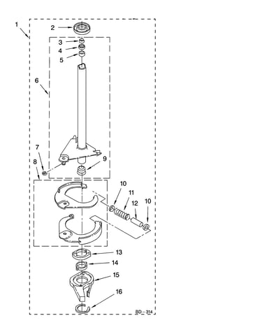 Brake and drive tube parts