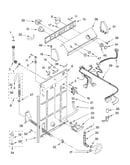 Control and rear panel parts