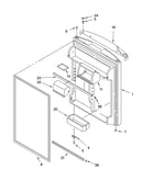 Refrigerator door parts
