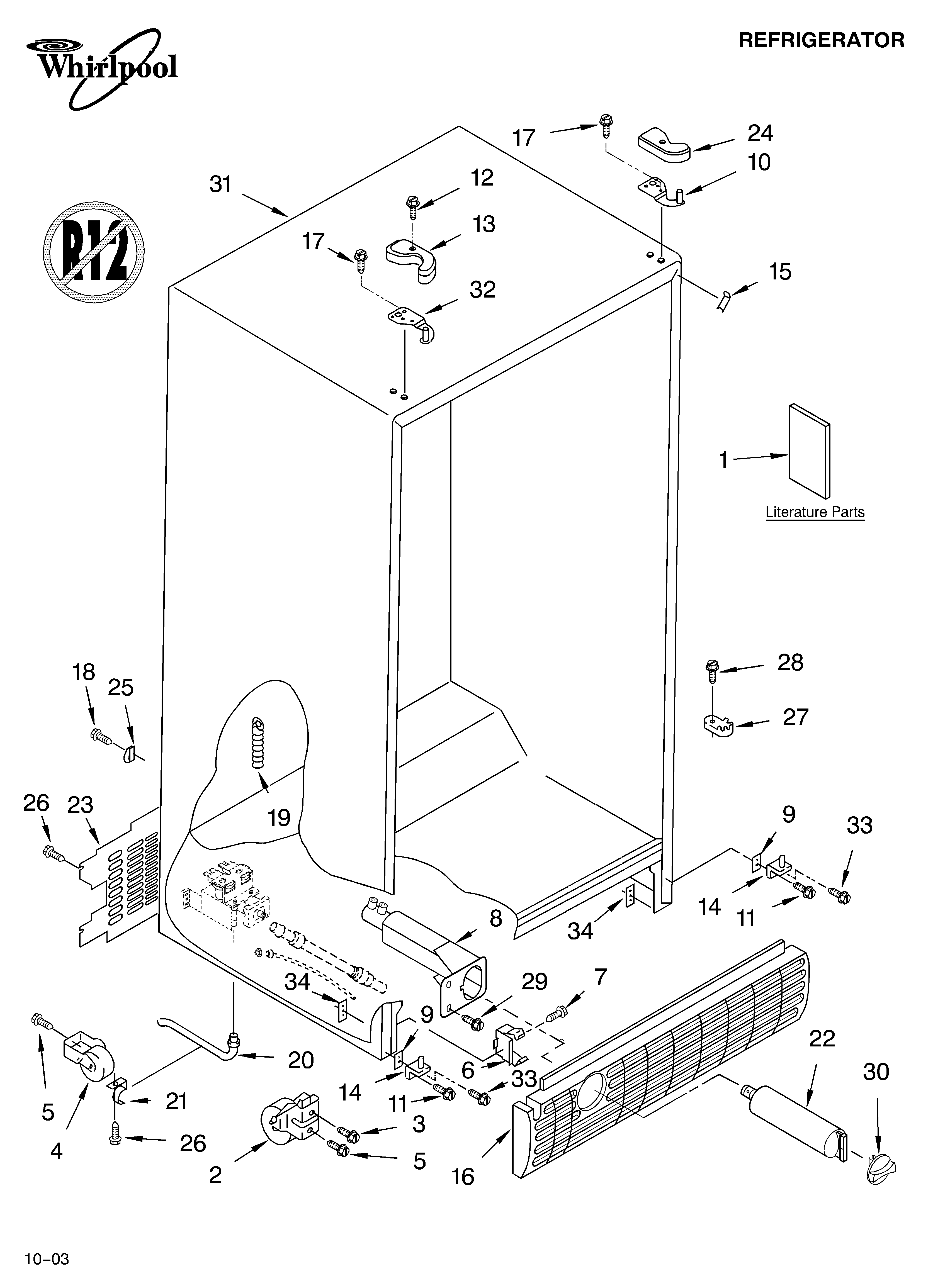 Cabinet parts