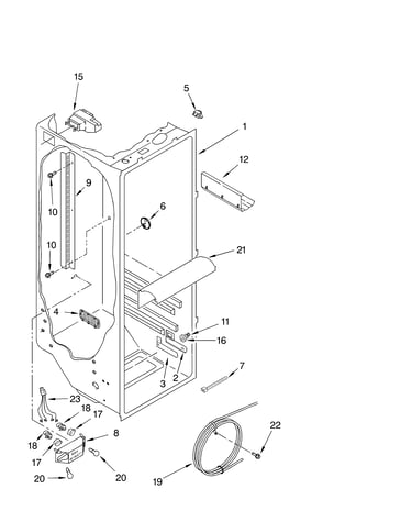 Refrigerator liner parts