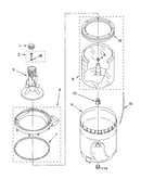 Agitator, basket and tub parts