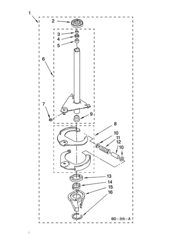 Brake and drive tube parts
