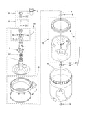 Agitator, basket and tub parts