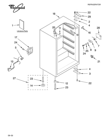 Cabinet parts
