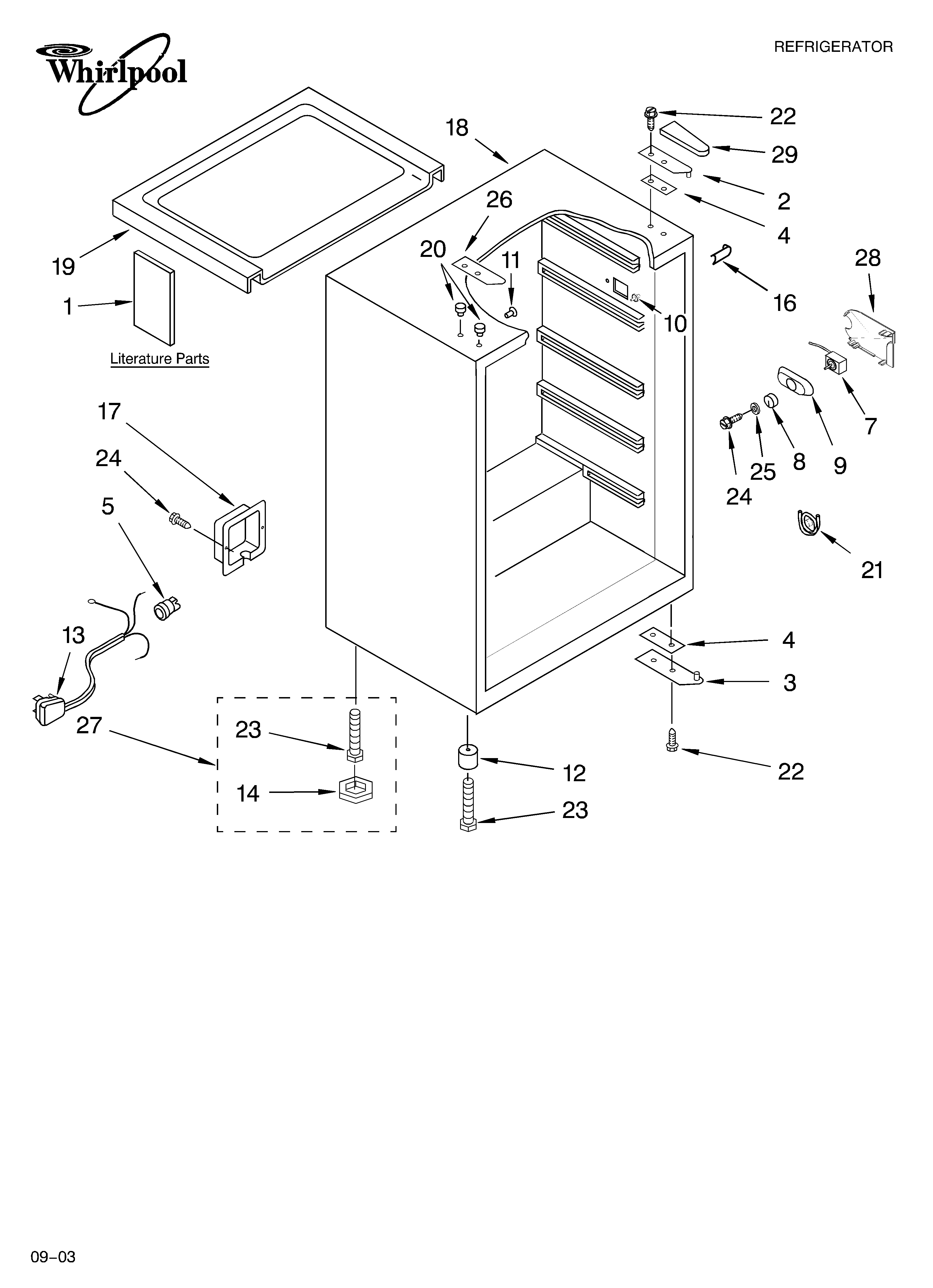 Cabinet parts