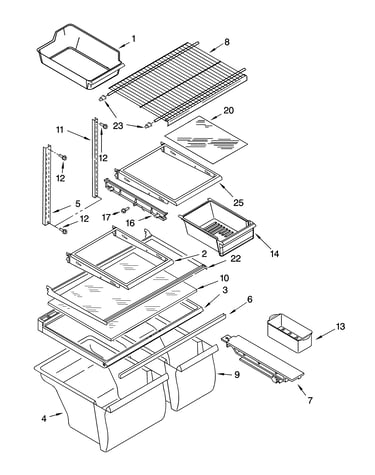 Shelf parts