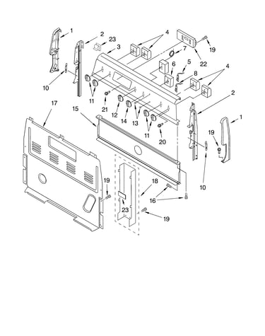 Control panel parts