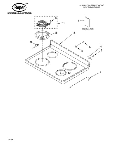 Cooktop parts