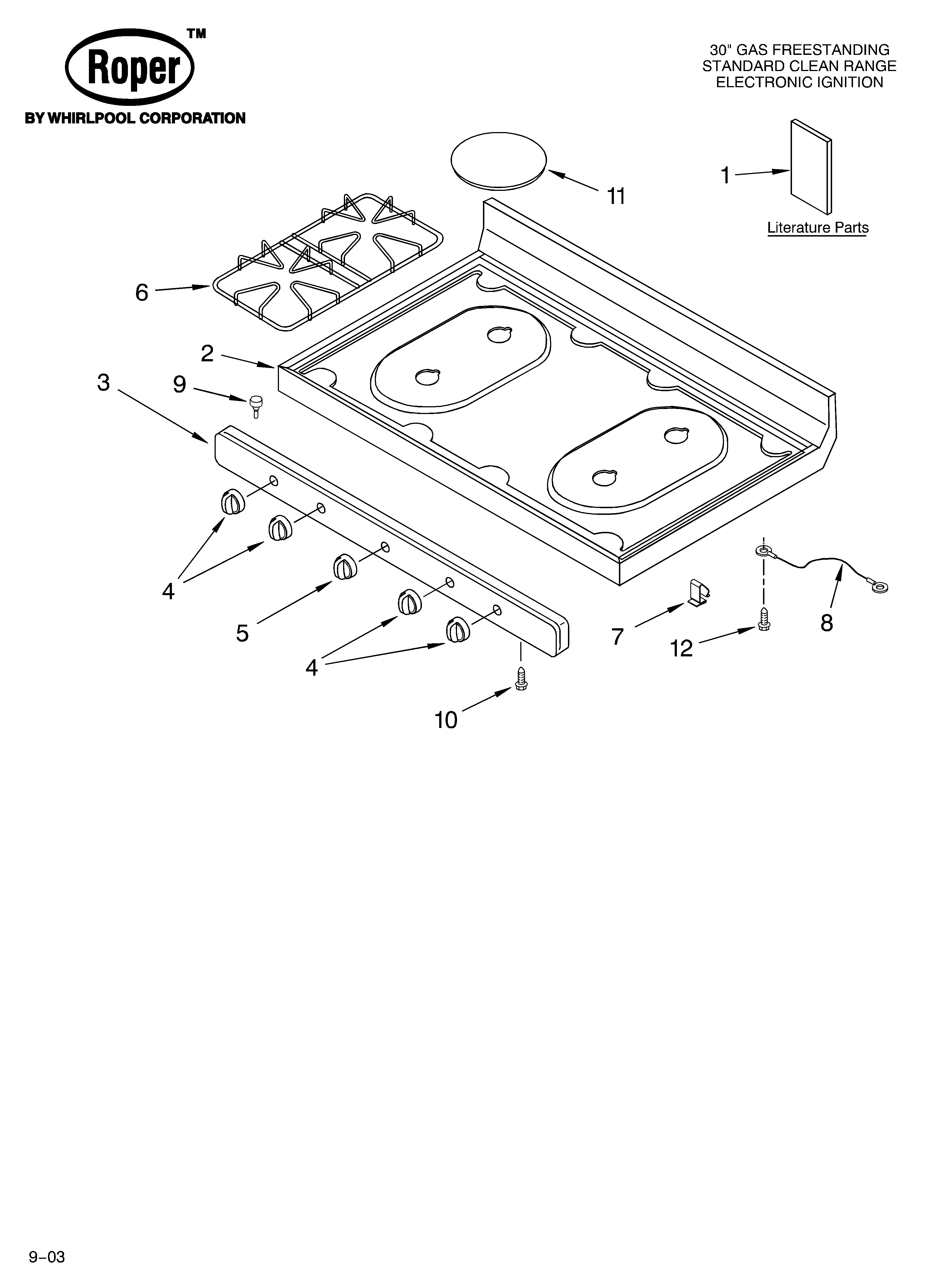 Cooktop parts