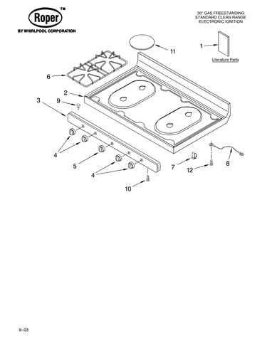 Cooktop parts
