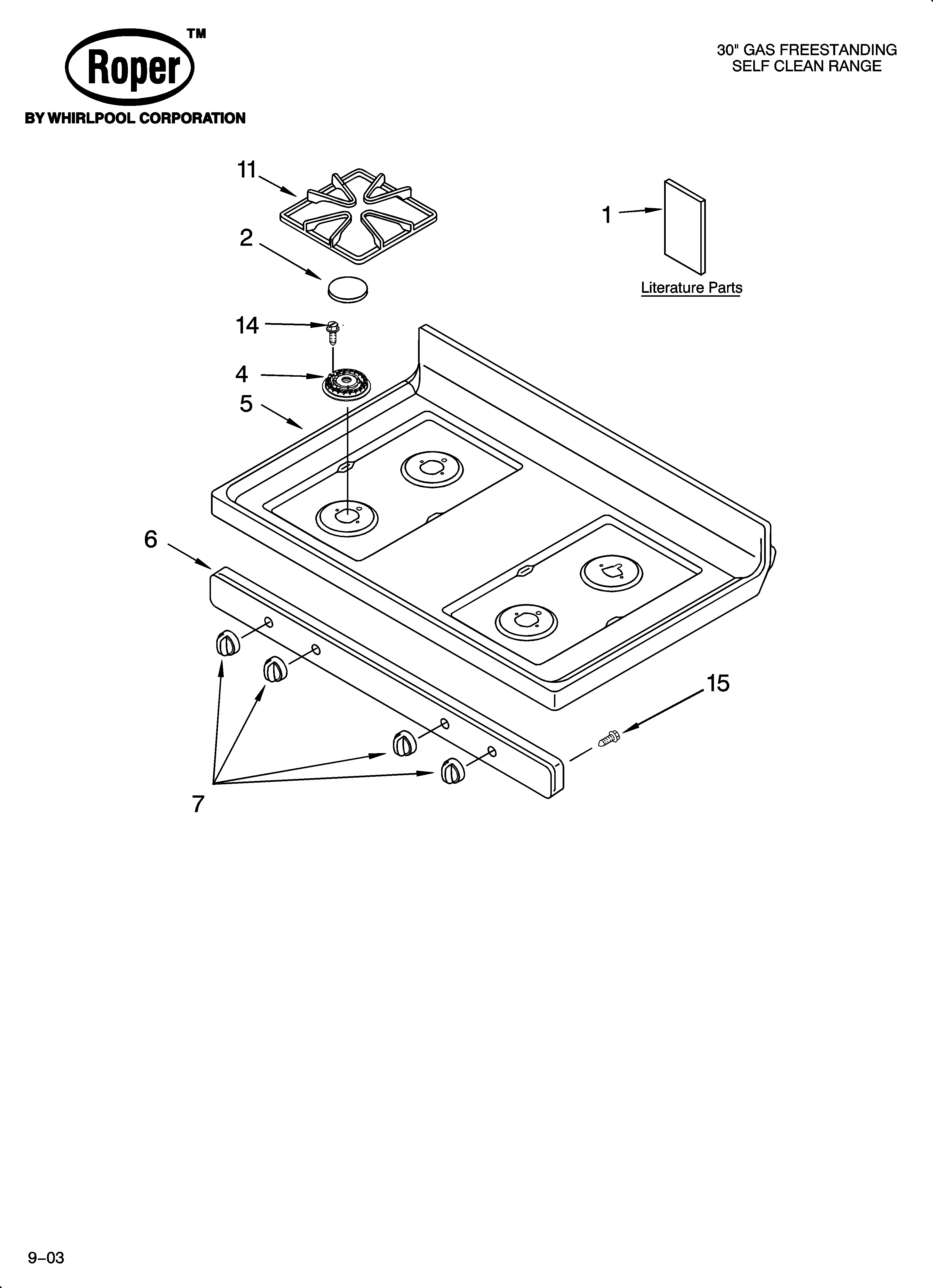 Cooktop parts