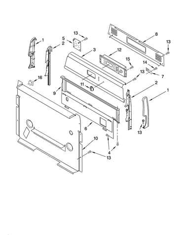 Control panel parts