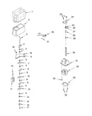 Motor and ice container parts