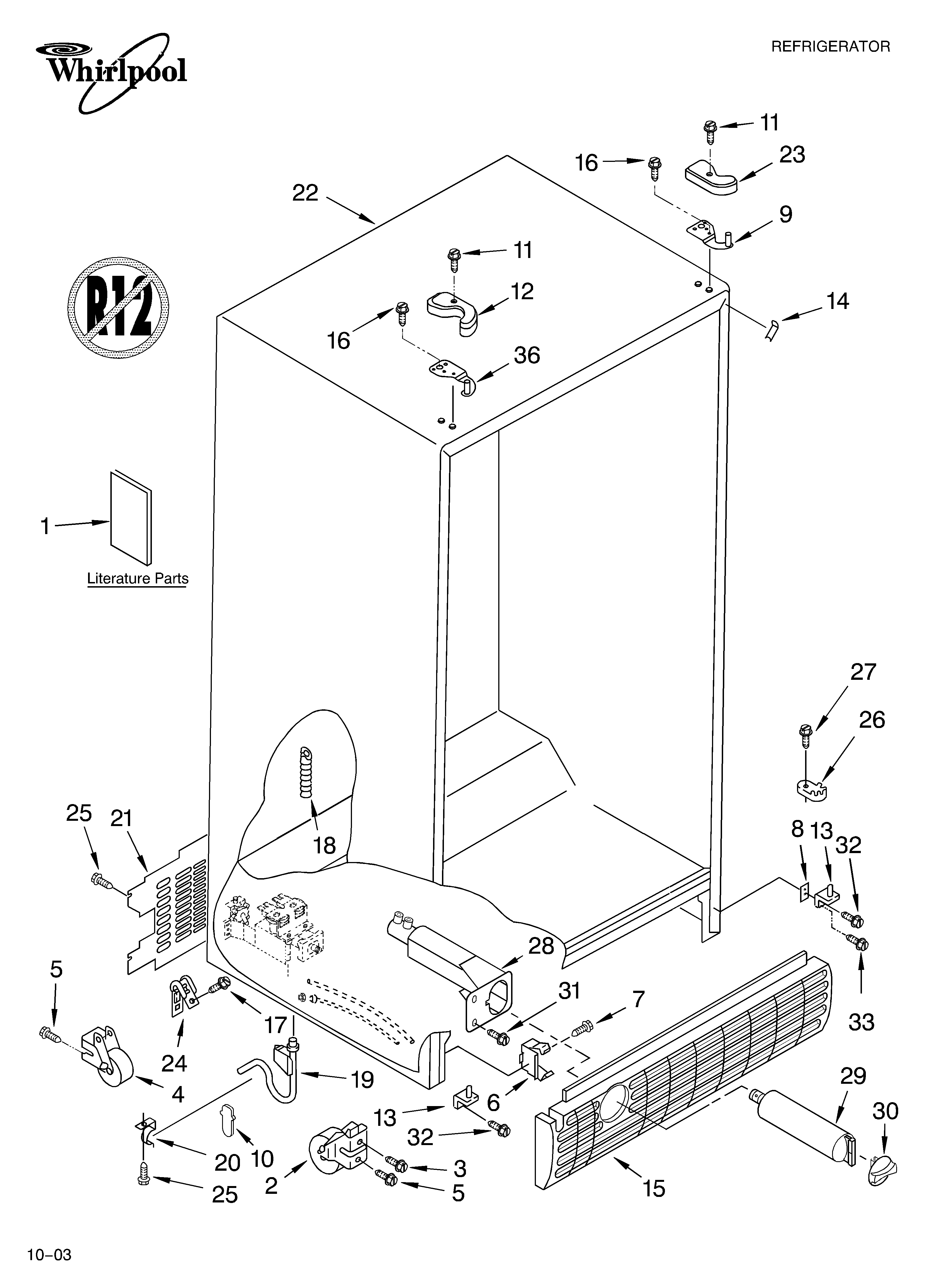Cabinet parts