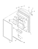 Refrigerator door parts