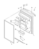 Refrigerator door parts