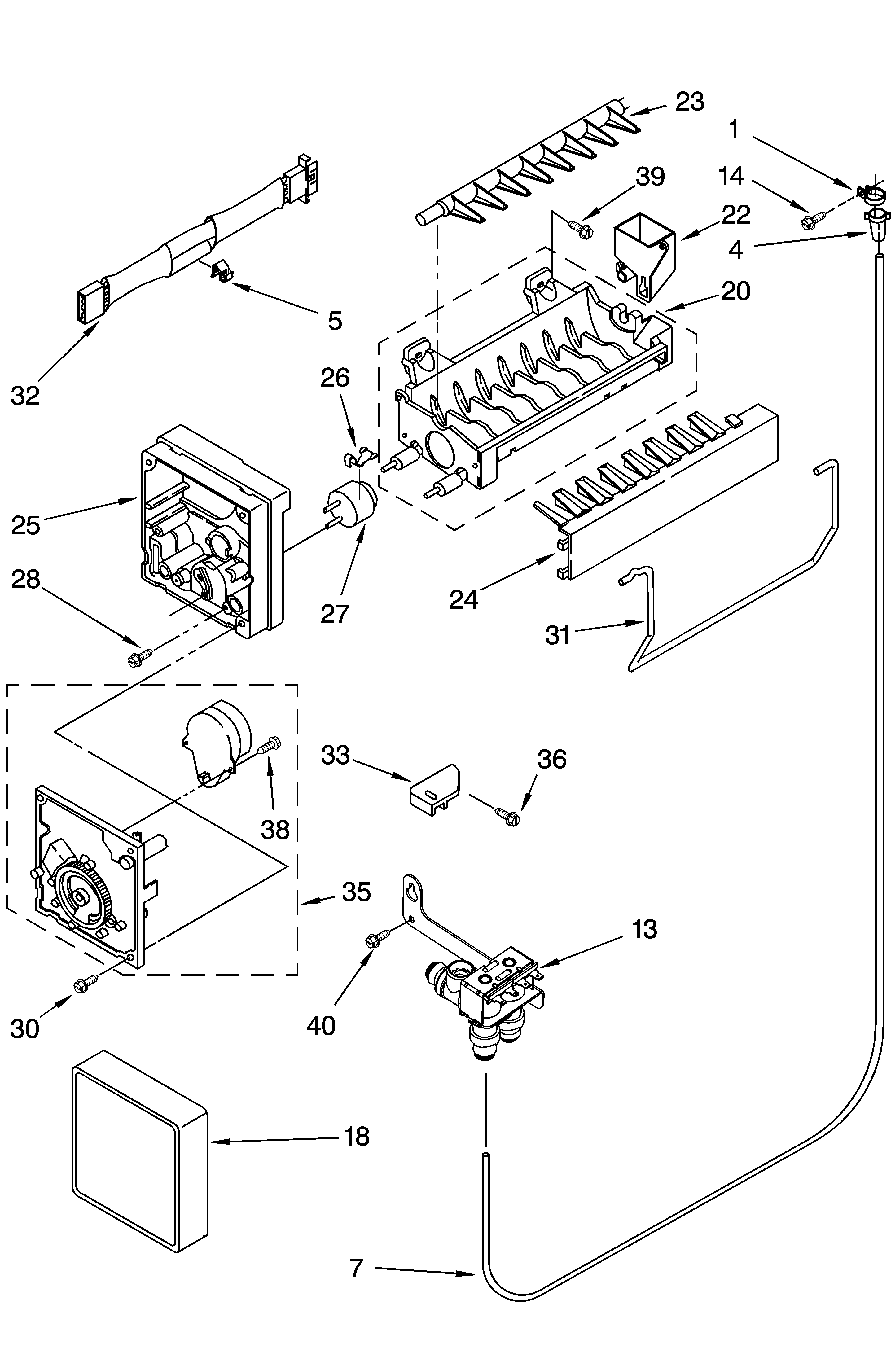Icemaker parts