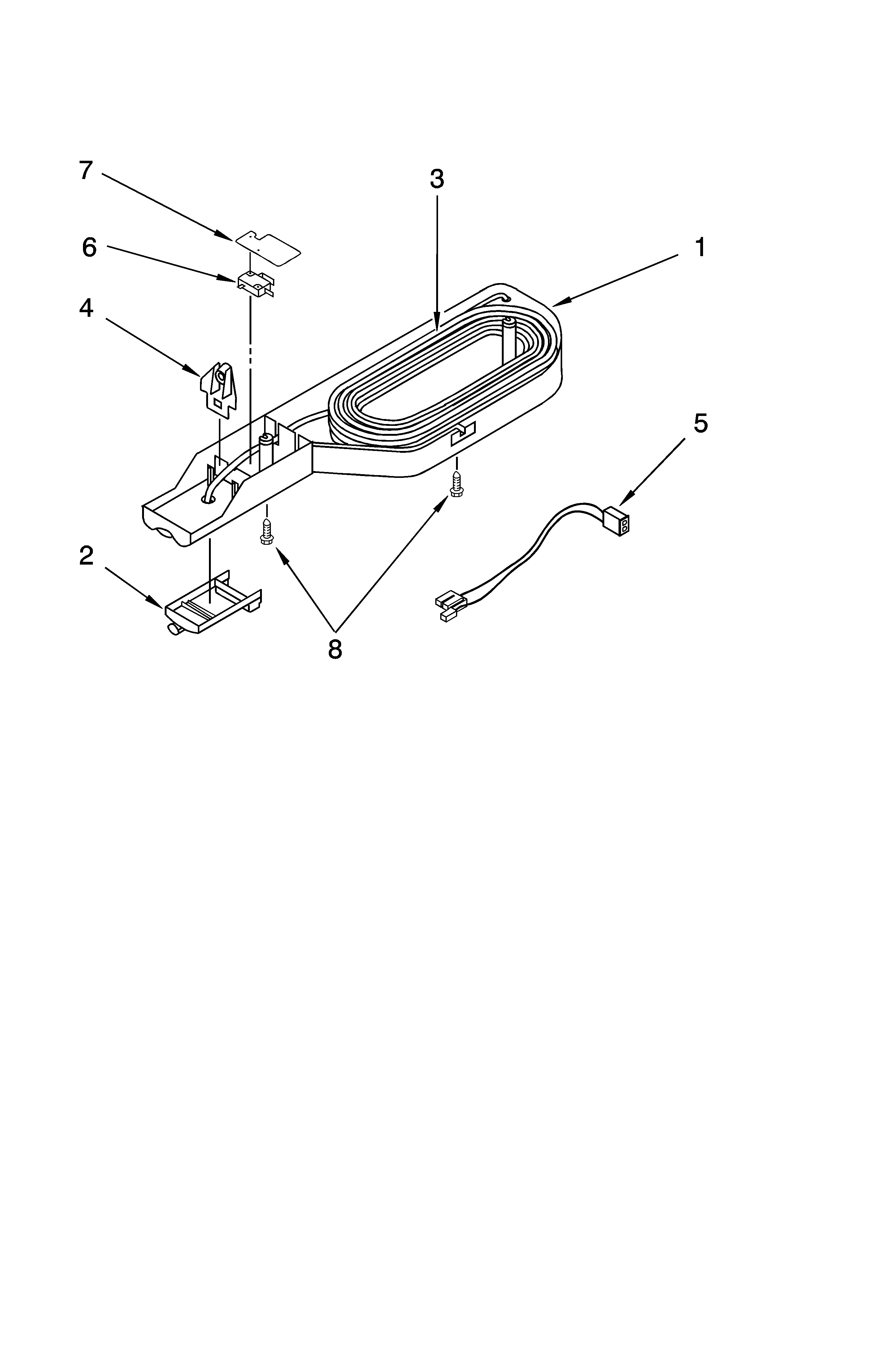 Water dispenser parts, optional parts