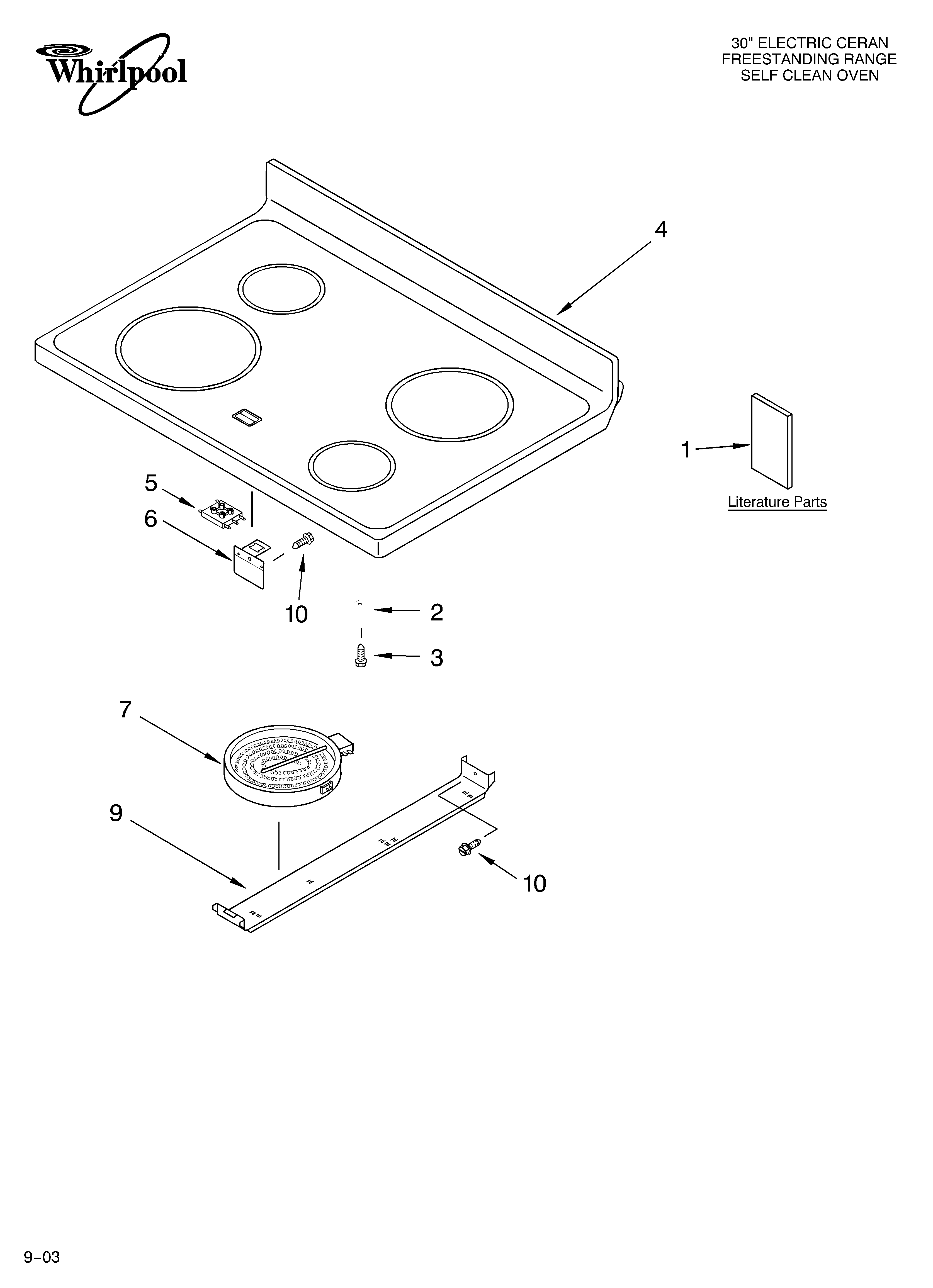 Cooktop parts
