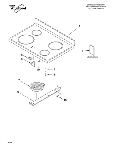 Cooktop parts