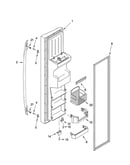 Freezer door parts