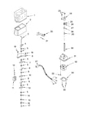 Motor and ice container parts