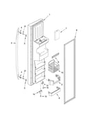 Freezer door parts