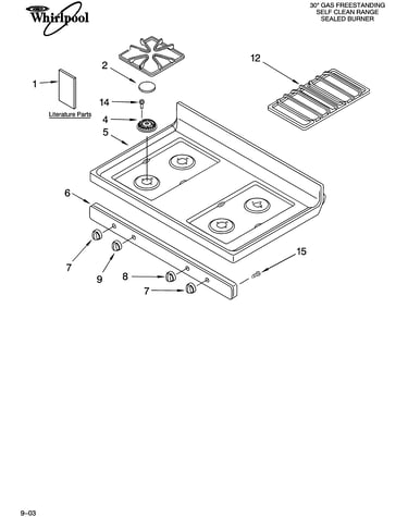 Cooktop parts