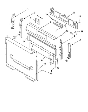 Control panel parts