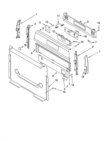Control panel parts