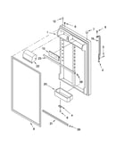 Refrigerator door parts