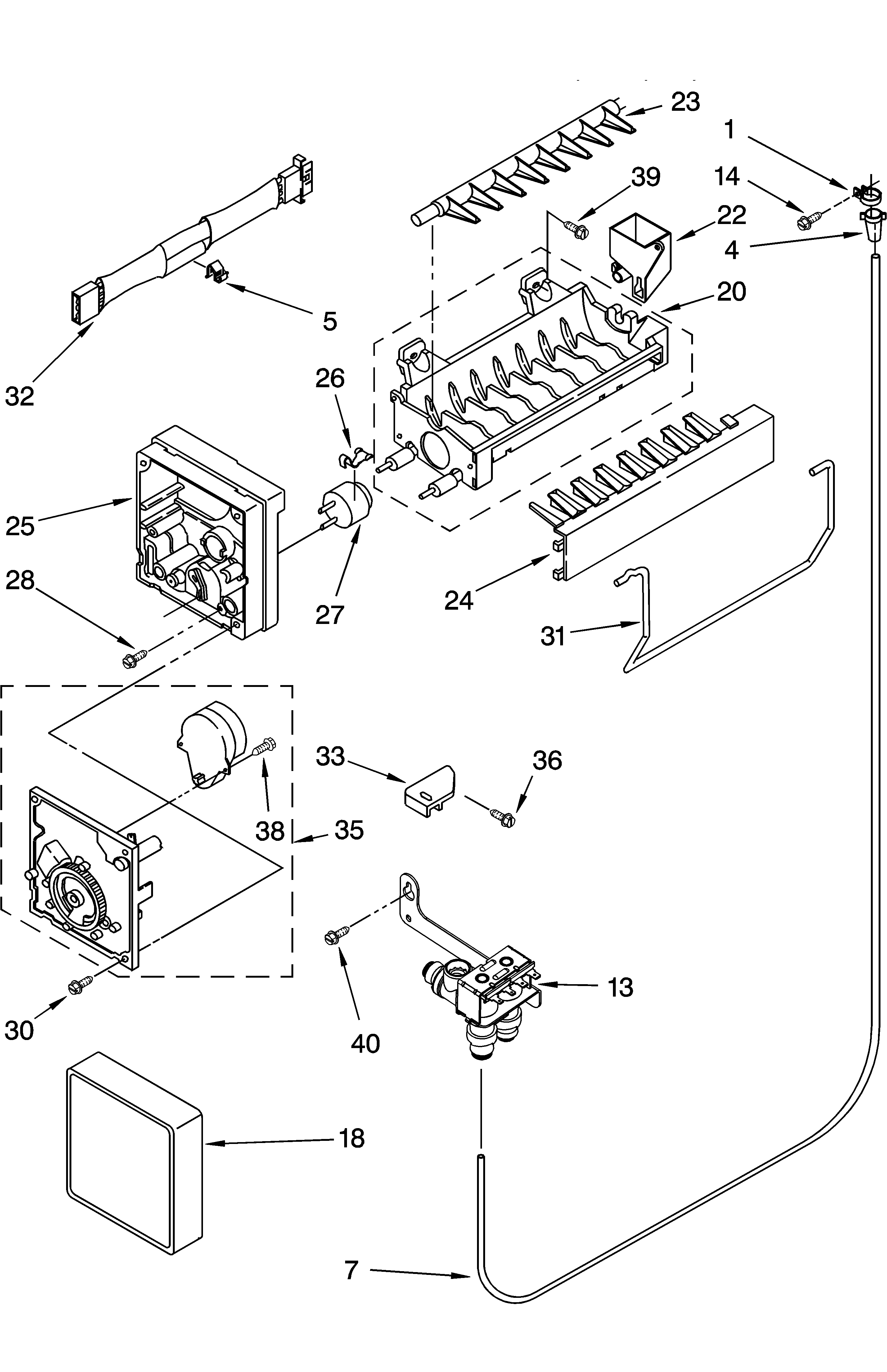Icemaker parts