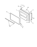 Freezer door parts