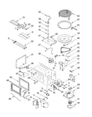 Cabinet and stirrer parts