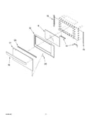 Microwave door parts, optional parts