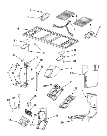Interior and ventilation parts