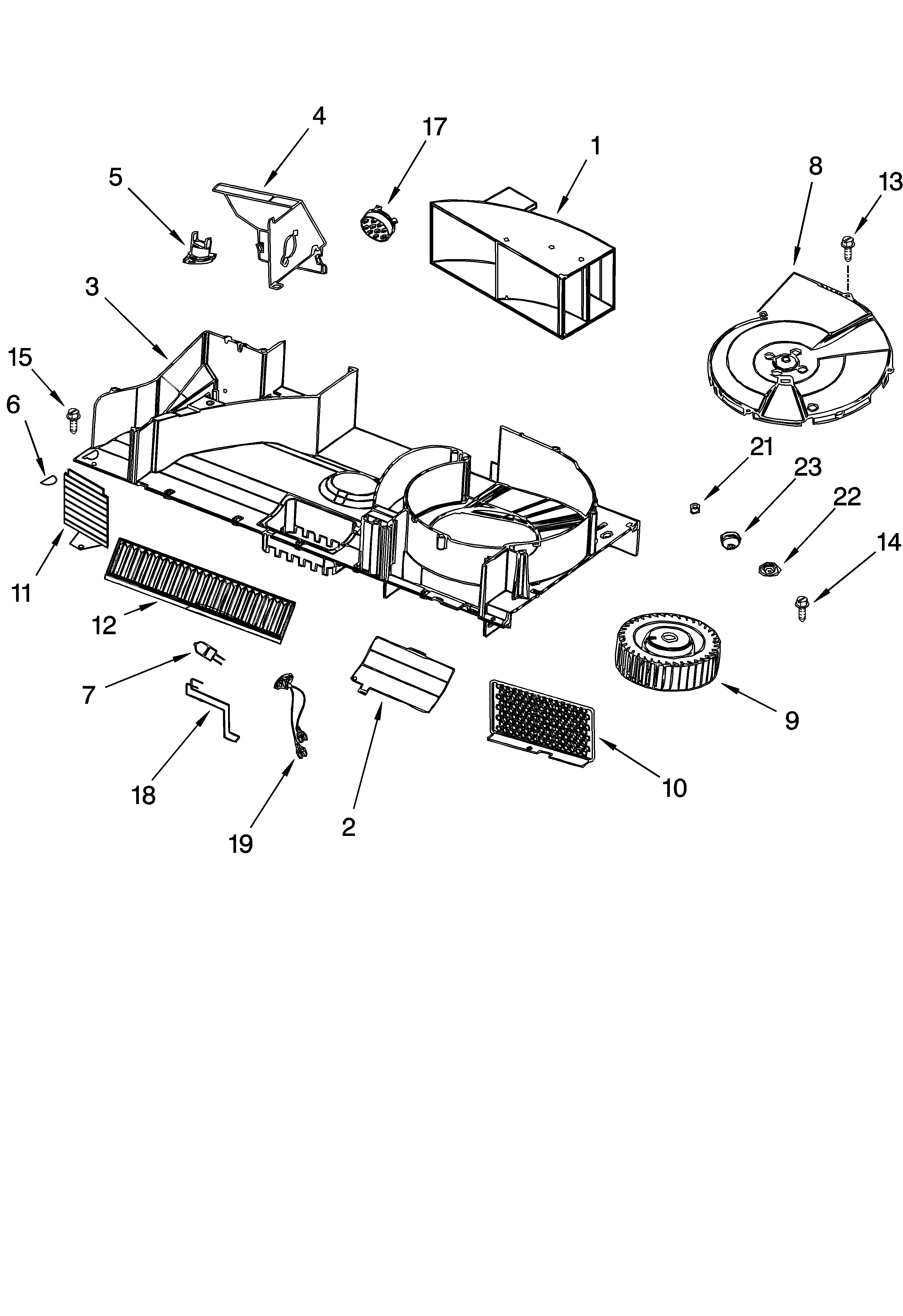 Air flow parts